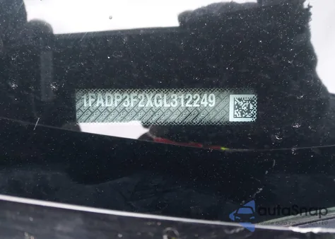 2016 Ford Focus Se from USA, damaged, VIN 1FADP3F2XGL312249